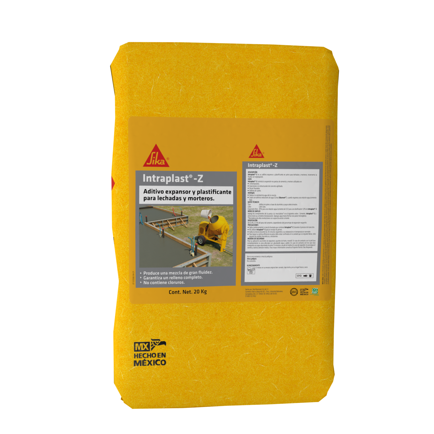 25 sacos 20 Kg Intraplast Z