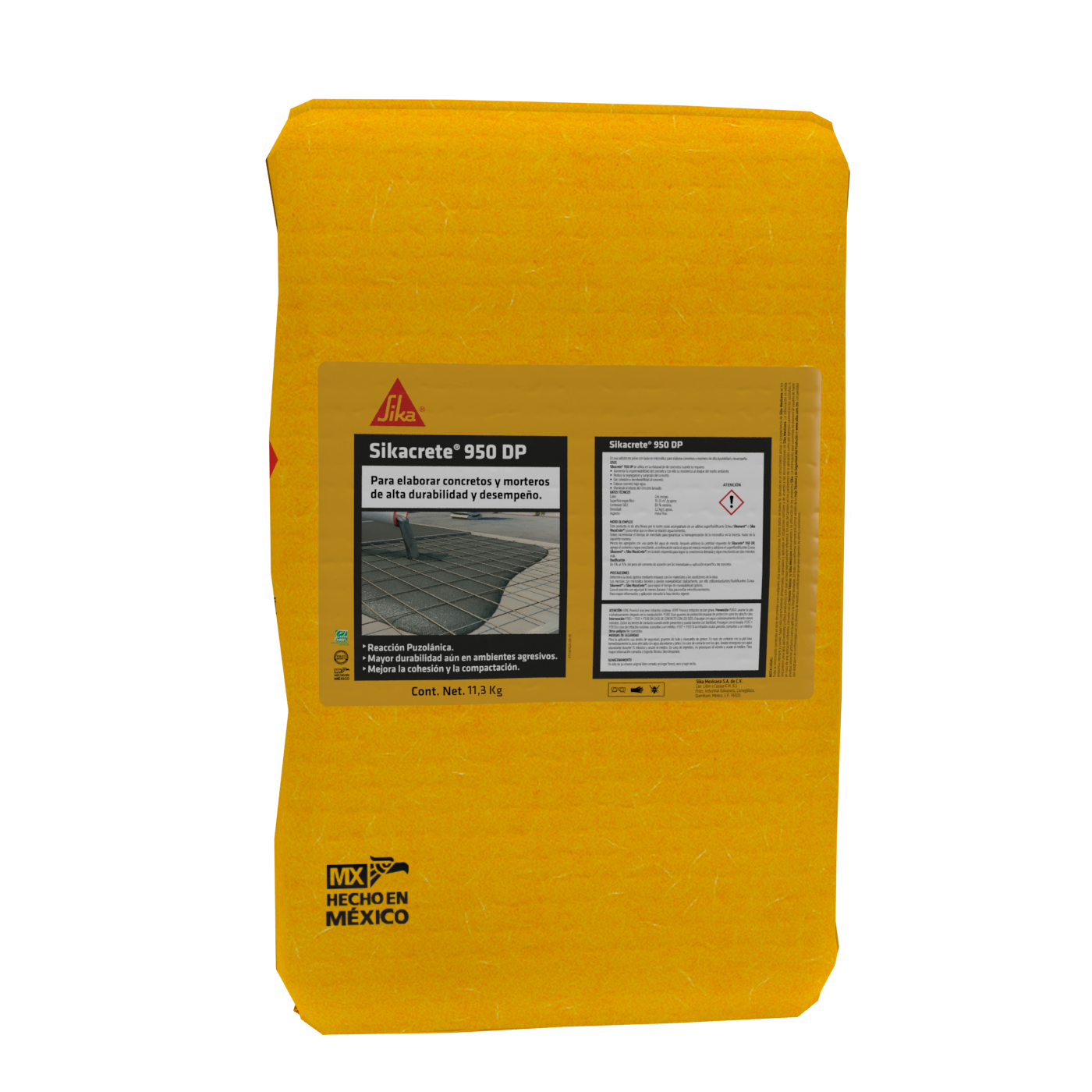 90 sacos de SikaCrete 950 DP de 11.34 kgs