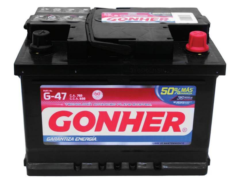 Acumulador G-47 GONHER 12V SA 40047