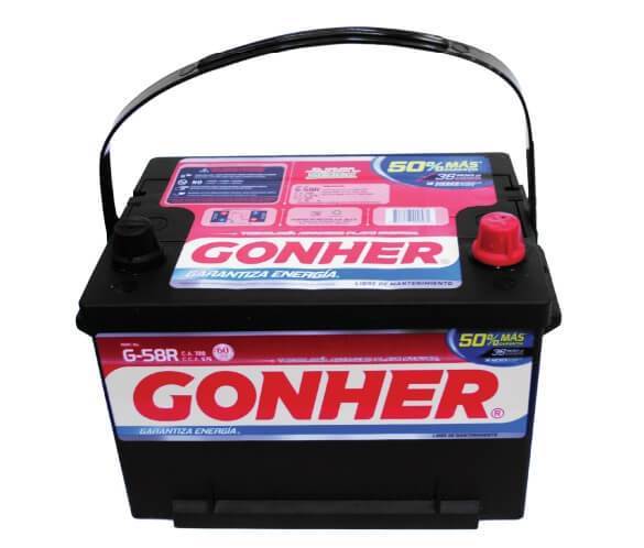 Acumulador G-58R Gonher 12V 40058